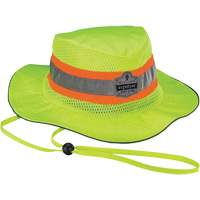GloWear 8935 Ranger Sun Hat, Small/Medium, High Visibility Lime-Yellow, Polyester Superchem Industries