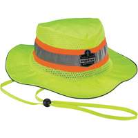 Chapeau de soleil de garde forestier de refroidissement en microfibre Chill-Its 8935MF , petite/moyenne, Lime haute visibilit&eacute; Superchem Industries
