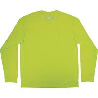 Chill-Its 6689 Cooling Long Sleeve Sun Shirt with UV Protection, High-Visibility Lime-Yellow, Small Superchem Industries