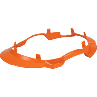 Bordure &eacute;troite compl&egrave;te &agrave; agrafe pour casque d'alpiniste RZRBack, orange brûl&eacute;e Superchem Industries