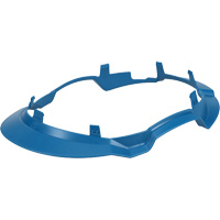 Bordure &eacute;troite compl&egrave;te &agrave; agrafe pour casque d'alpiniste RZRBack, bleu acier Superchem Industries