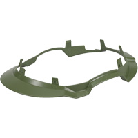 Bordure &eacute;troite compl&egrave;te &agrave; agrafe pour casque d'alpiniste RZRBack, Vert militaire Superchem Industries