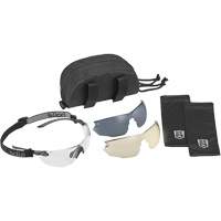 Ensemble de lunettes de s&eacute;curit&eacute; Combat, Lentille Transparent/Cuivre/Fum&eacute;e, Antibu&eacute;e/Anti-&eacute;gratignures, ANSI Z87+ Superchem Industries