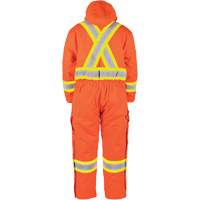 High-Visibility Lined Canvas Overalls, Small, High Visibility Orange Superchem Industries