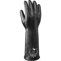 891 Chemical & Acid Resistant Gloves, Size Large/9, 14" L, Butyl Rubber/Viton&reg;, 28-mil Superchem Industries