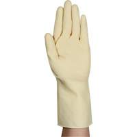 Gants naturels et l&eacute;gers AlphaTec 87-137, Taille 7, 11,8" lo, Latex de caoutchouc, 16 mils Superchem Industries