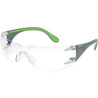 Lunettes de s&eacute;curit&eacute; gris/vert Adapt Lite, Lentille Transparent, Antibu&eacute;e/Anti-&eacute;gratignures, ANSI Z87+/R&eacute;pond ou surpasse la norme CSA Z94.3 Superchem Industries