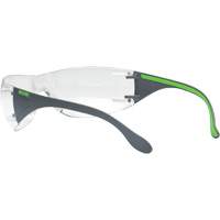Lunettes de s&eacute;curit&eacute; gris/vert Adapt Lite, Lentille Transparent, Antibu&eacute;e/Anti-&eacute;gratignures, ANSI Z87+/R&eacute;pond ou surpasse la norme CSA Z94.3 Superchem Industries