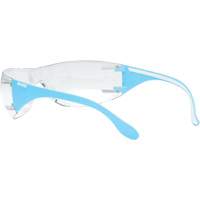 Lunettes de s&eacute;curit&eacute; bleu/blanc Adapt Lite, Lentille Transparent, Antibu&eacute;e/Anti-&eacute;gratignures, ANSI Z87+/R&eacute;pond ou surpasse la norme CSA Z94.3 Superchem Industries