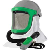 Z-Link Respirator with Tychem 4000 Shoulder Cape & C40, Facepiece Respirator/Welding Helmet Superchem Industries