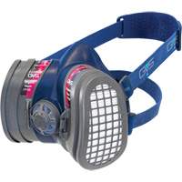 Elipse&reg; Low Profile OV/P100 NIOSH Respirator with Replacement Filters, Elastomer/Thermoplastic, Small/Medium Superchem Industries