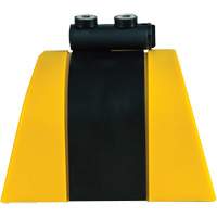Syst&egrave;me de barri&egrave;re de s&eacute;curit&eacute; HAZLOK, Plastique, Fixation magn&eacute;tique, 30', Ruban Noir et jaune Superchem Industries