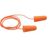 SEALTEC33 Orange Tapered PU Foam Disposable Earplugs, Corded, Bulk - Box, 33 dB NRR, One-Size Superchem Industries