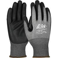 G-Tek&reg; Cut-Resistant Gloves with Touchscreen Capability, Size Small, 18 Gauge, Foam Nitrile Coated, PolyKor&reg; Shell, ASTM ANSI Level A4/EN 388 Level D Superchem Industries