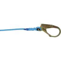 Cordage de s&eacute;curit&eacute; Superline avec cosse en nylon & mousqueton verrouillable de 2-1/4" Superchem Industries