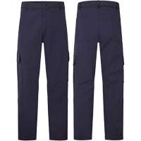 Avenger 9 oz Navy Cargo Pants, Style 611, Cotton/Nylon, Navy Blue, Size 28 Superchem Industries