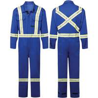 Combinaison de 9 oz FR Avenger, style 109, Hommes, Bleu royal, Taille 34 Superchem Industries