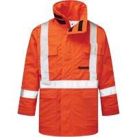 Parka isol&eacute; de 9 oz Haute visibilit&eacute; Avenger, style 515, Hommes, T-petit, Orange Superchem Industries