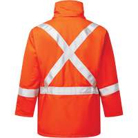 Parka isol&eacute; de 9 oz Haute visibilit&eacute; Avenger, style 515, Hommes, T-petit, Orange Superchem Industries