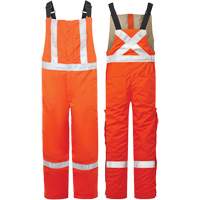 Salopette isol&eacute;e haute visibilit&eacute; de 9 oz Avenger, style 525, Hommes, T-petit, Orange Superchem Industries