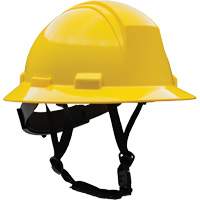Kilimanjaro Full Brim Safety Helmet with HDPE Shell, Meets CSA Type 2, Ratchet Suspension, Non-Vented Superchem Industries