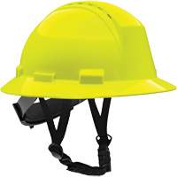 Kilimanjaro Full Brim Safety Helmet with HDPE Shell, Meets CSA Type 2, Ratchet Suspension, Vented Superchem Industries