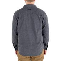 Chemise en flanelle GRIDIRON, Hommes, Petit, Gris Superchem Industries
