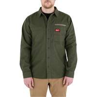 Chemise en flanelle GRIDIRON, Hommes, Petit, Vert Superchem Industries