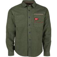Chemise en flanelle GRIDIRON, Hommes, Petit, Vert Superchem Industries