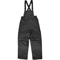 N-Ferno&reg; Insulated Bib Overalls, Men's/Women's, Small, Black Superchem Industries