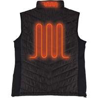 Veste chauffante rechargeable avec batterie externe N-Ferno, Hommes/Unisexe/Femmes, Petit, Noir Superchem Industries