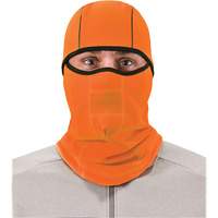 N-Ferno&reg; Wind-Proof & Hinged Balaclava Face Mask, Fleece, Orange Superchem Industries
