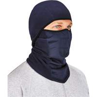 N-Ferno&reg; Wind-Proof & Hinged Balaclava Face Mask, Fleece, Navy Superchem Industries