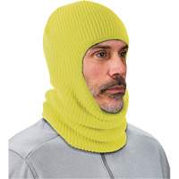 N-Ferno&reg; 2-Layer Rib Knit Freezer Balaclava Face Mask, Acrylic, High-Visibility Lime Green Superchem Industries