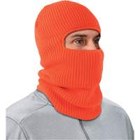 N-Ferno&reg; 2-Layer Rib Knit Freezer Balaclava Face Mask, Acrylic, Orange Superchem Industries