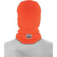 N-Ferno&reg; 2-Layer Rib Knit Freezer Balaclava Face Mask, Acrylic, Orange Superchem Industries