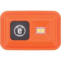 N-Ferno&reg; Winter Skull Cap with LED Rechargeable Light, Fleece Lining, One Size, Orange Superchem Industries
