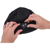 N-Ferno&reg; Winter Skull Cap with LED Rechargeable Light, Fleece Lining, One Size, Black Superchem Industries