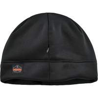 N-Ferno&reg; Zippered Winter Beanie Hat & Bump Cap Insert, Fleece Lining, Medium/Small, Black Superchem Industries