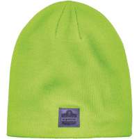 N-Ferno&reg; Rib Knit Winter Hat, Acrylic Lining, One Size, High-Visibility Lime Green Superchem Industries