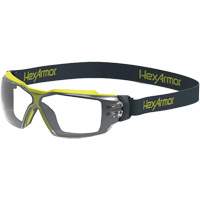MX350 Safety Glasses with Gasket, Clear Lens, Anti-Fog/Anti-Scratch, ANSI Z87+/Meets/Exceeds CSA Z94.3 Superchem Industries