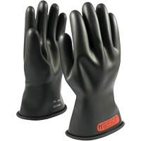 Gant isolant en caoutchouc NOVAX avec poignet droit, ASTM classe 0, Taille 6, 11" lo Superchem Industries