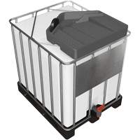 Large 3.9 Gal. Grey Chemically-Resistant Polyethylene IBC Funnel Superchem Industries