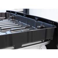 Full Size 30 Gal. Black Chemically-Resistant Polyethylene Funnel Superchem Industries