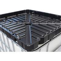 Full Size 30 Gal. Black Chemically-Resistant Polyethylene Funnel Superchem Industries