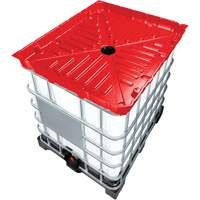 Full Size 30 Gal. Red Chemically-Resistant Polyethylene IBC Funnel Superchem Industries