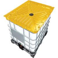 Full Size 30 Gal. Yellow Chemically-Resistant Polyethylene IBC Funnel Superchem Industries
