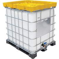 Full Size 30 Gal. Yellow Chemically-Resistant Polyethylene IBC Funnel Superchem Industries