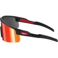 Lunettes de s&eacute;curit&eacute; enveloppantes, Lentille Rouge/Miroir, Anti-&eacute;gratignures, ANSI Z87+/R&eacute;pond ou surpasse la norme CSA Z94.3 Superchem Industries