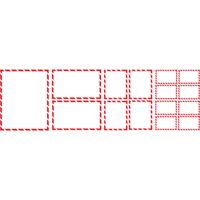 WHMIS Labels 400/Pkg, Paper, Roll, 5-1/2" L x 4-1/4" W Superchem Industries